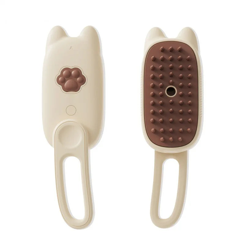 Escova Elétrica a Vapor 3 em 1 para Gatos - Peludinhos Zen