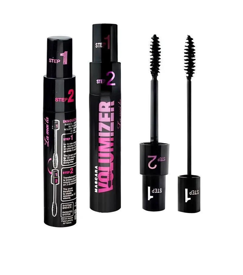 LUMYNNA Glow Lash Máscara de Cílios - Rimel Preto 2 em 1  Alonga e dá Volume